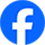 round blue facebook logo